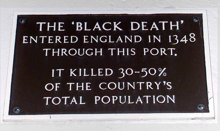 Weymouth plague plaque