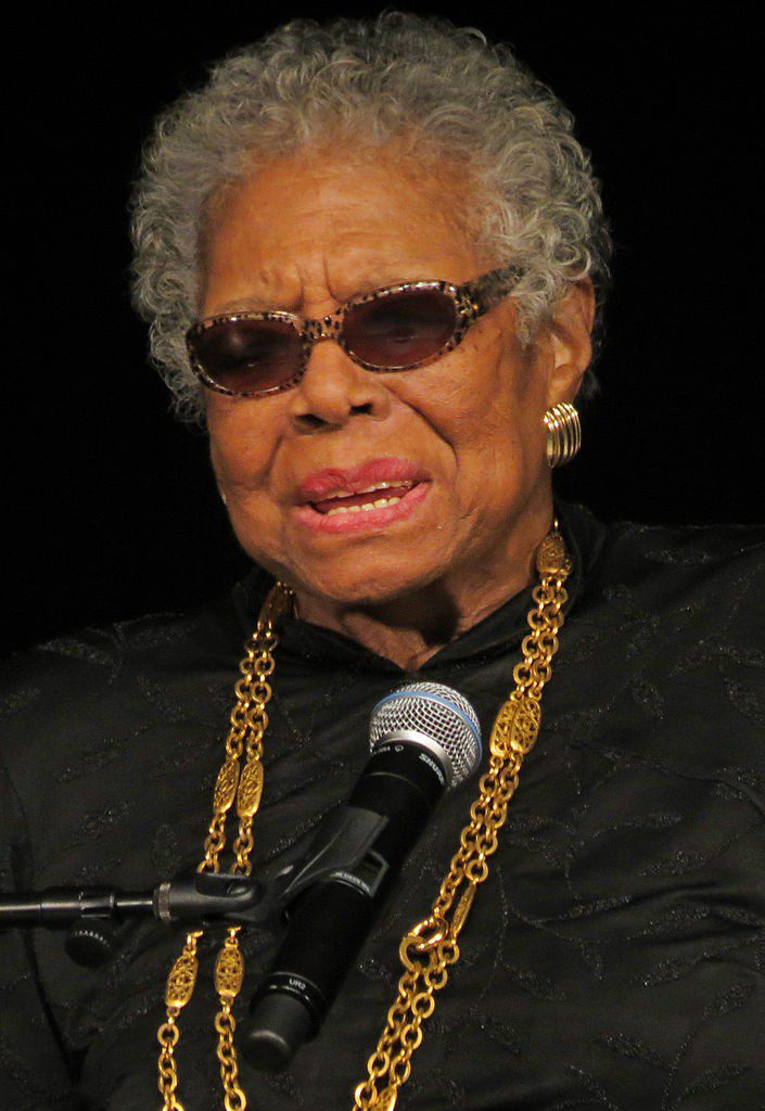 The late Maya Angelou