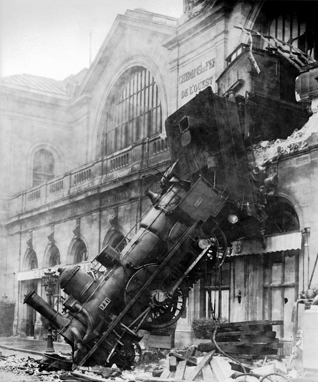 Montparnasse train wreck