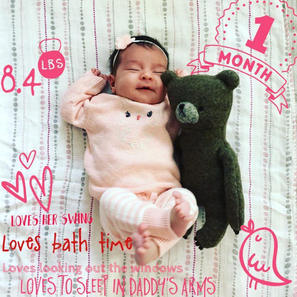 at one month