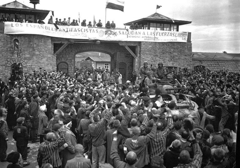 The liberation of Mauthausen in May of 1945