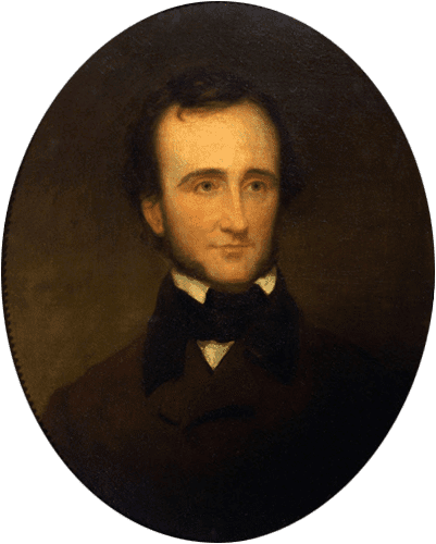Mr. Edgard Allan Poe, in seeming good health