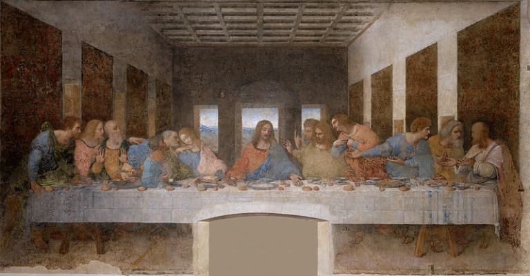 It's in Milan, and I've seen it.