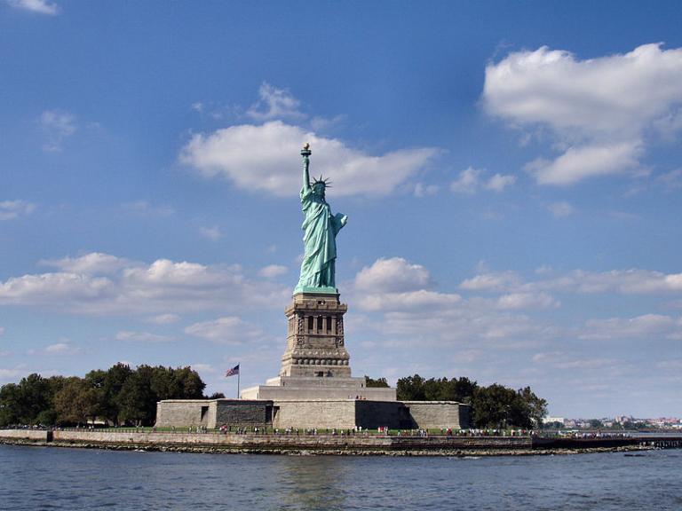 Lady Liberty on Ellis Island