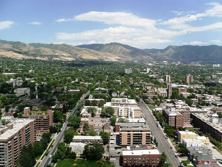Looking eastward in SLC.
