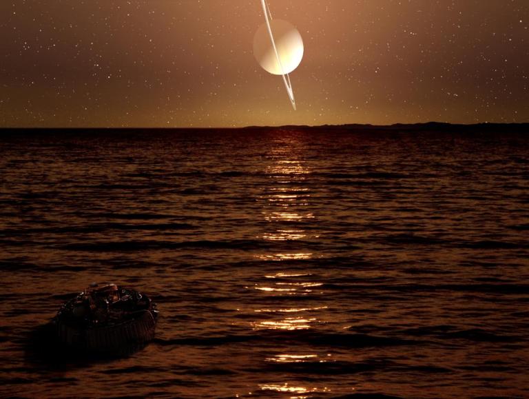 Titan, as seen before Huygens in 2005