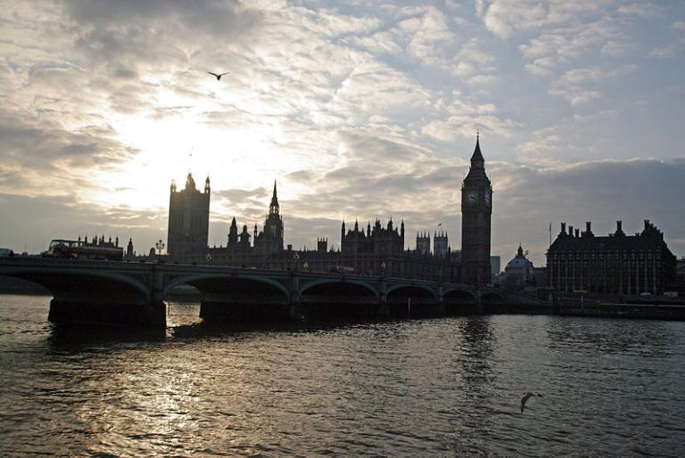 Parliament, Thames, and Bridge