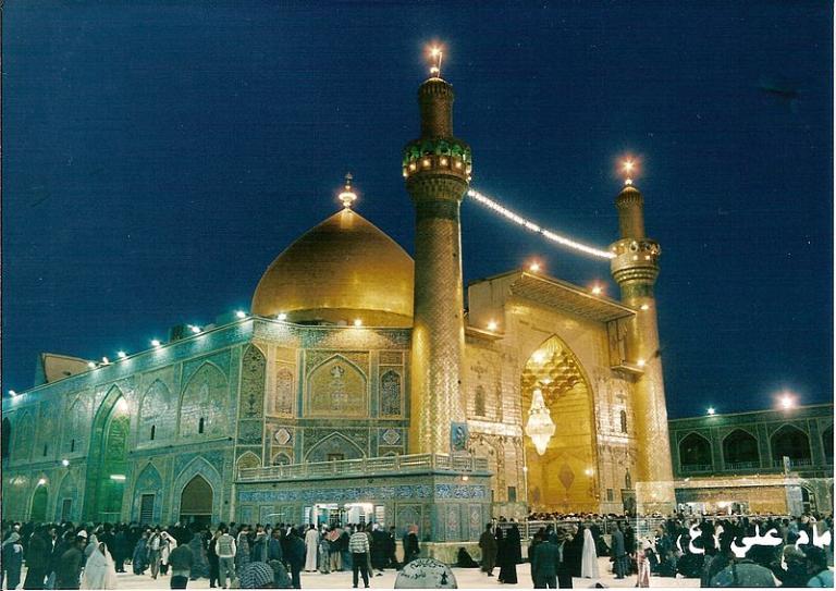 The shrine of Ali in Najaf
