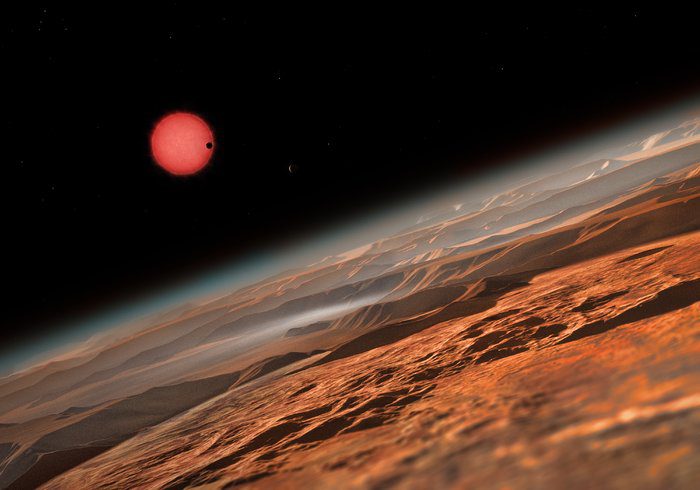 Exoplanet with dim star