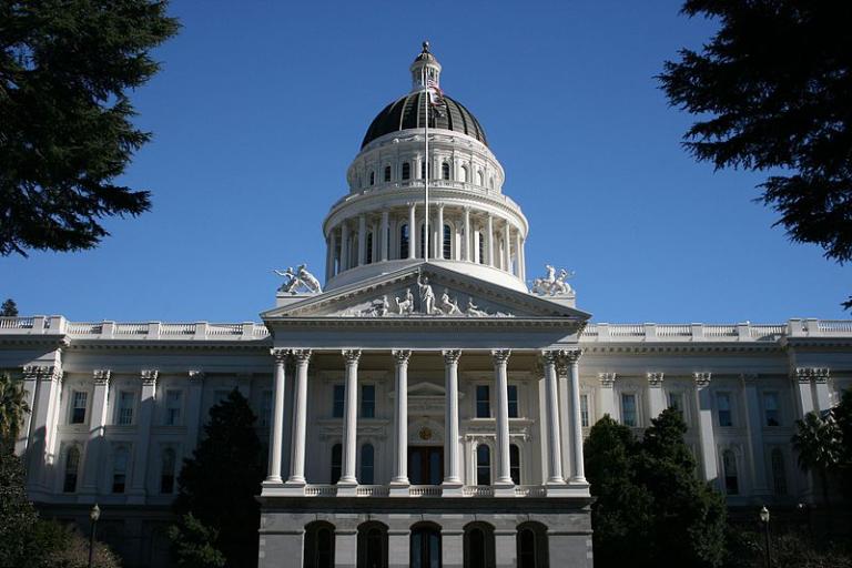 The Capitol of California.