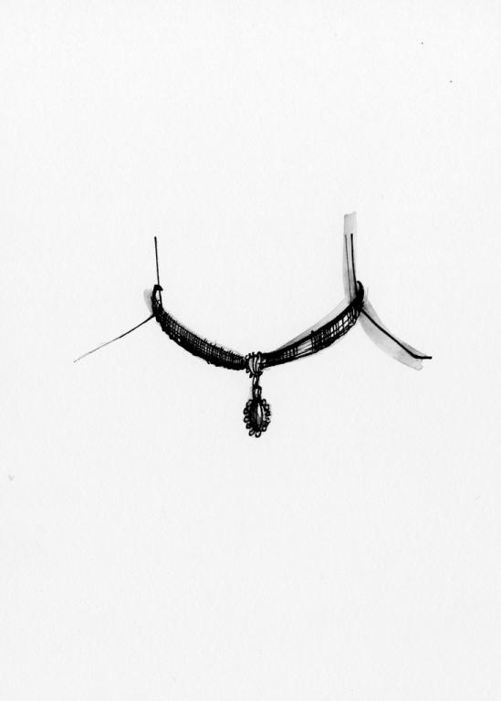 A woman's choker