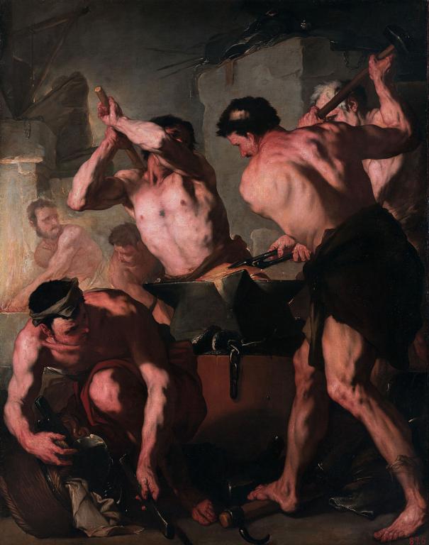 Giordano's Vulcan, around 1660