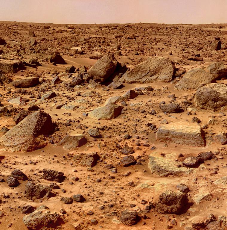 A Martian landscape