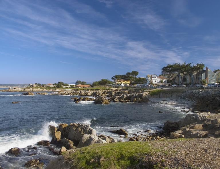 Here in Monterey, on the edge of the continents