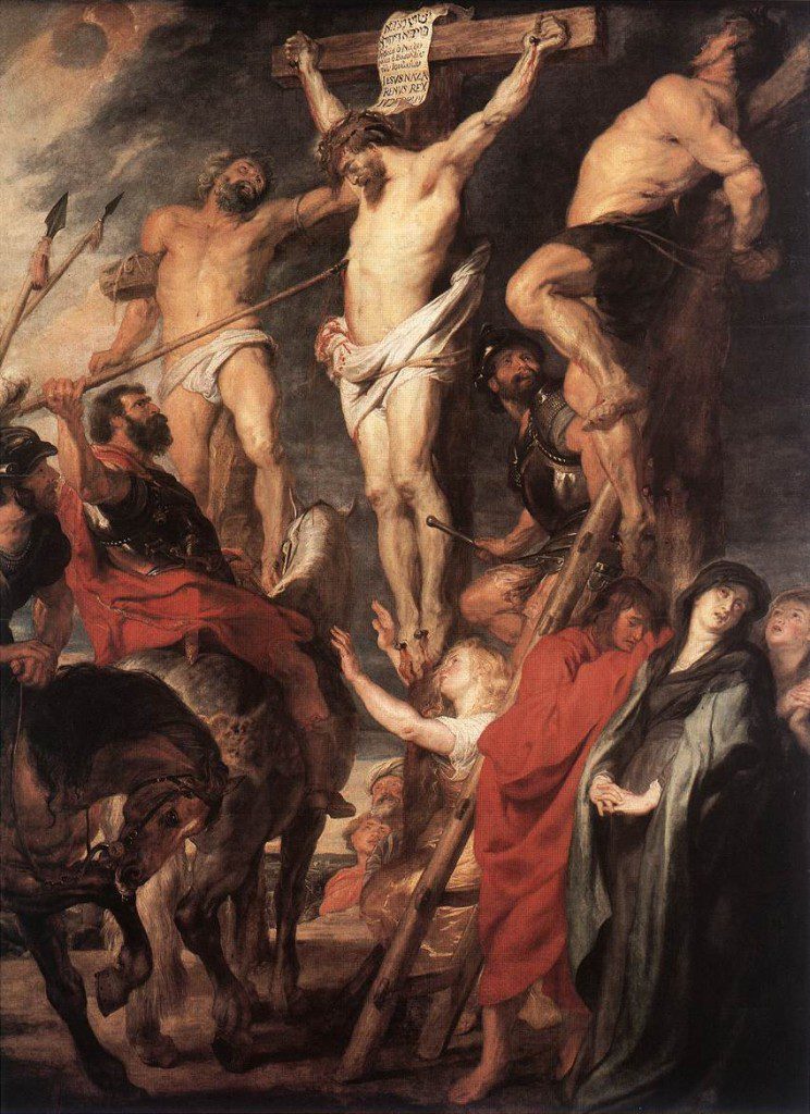 An image of the crucifixion of Christ