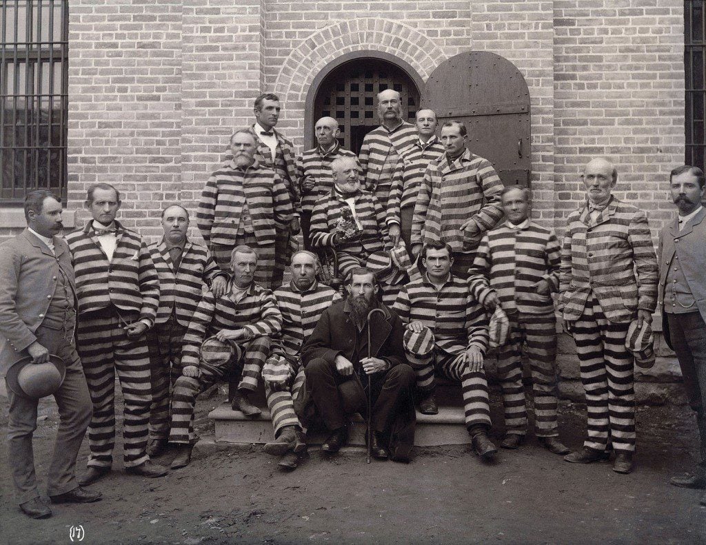 Nice striped uniforms.