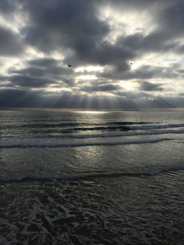 Sunset over the Pacific
