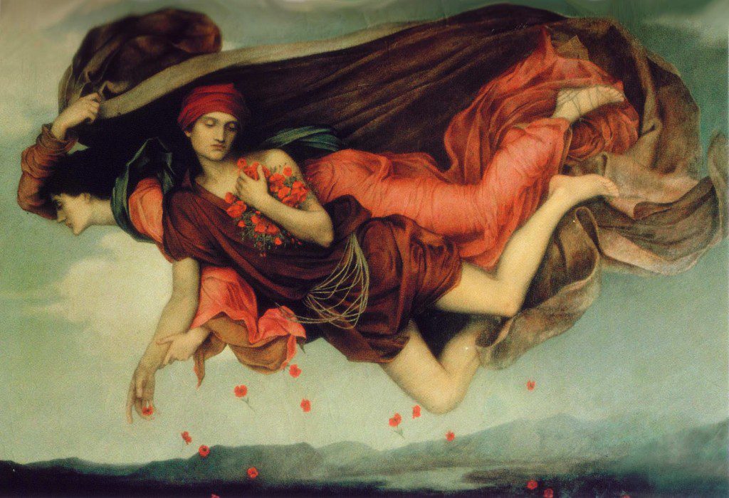 A painting of Night and Sleep