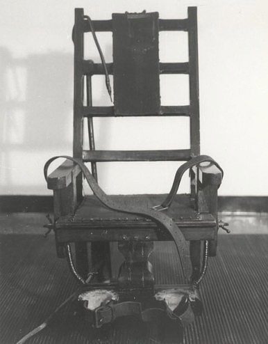An early dentist's chair