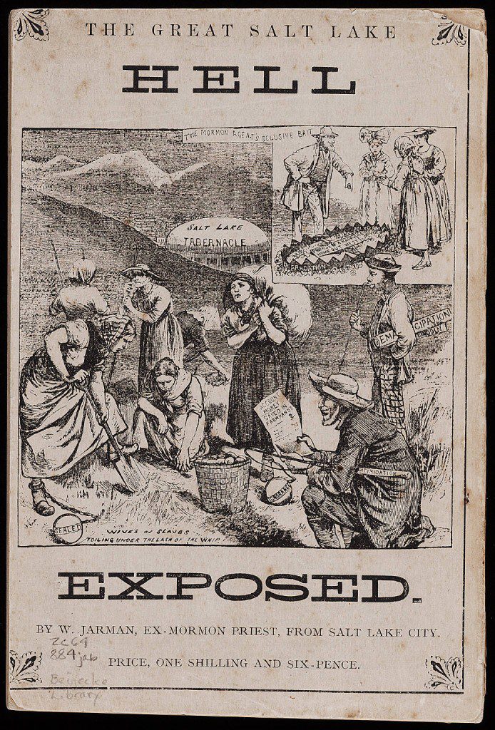 An anti-Mormon cartoon from 1884