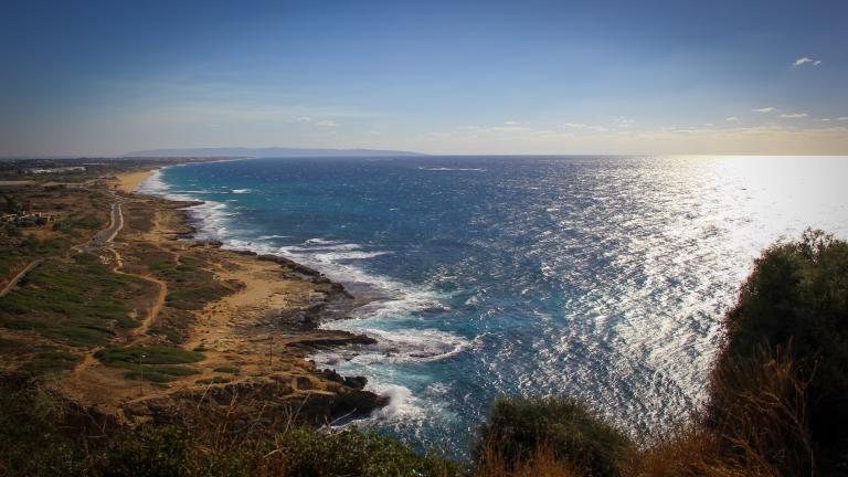 On Israel's coastline