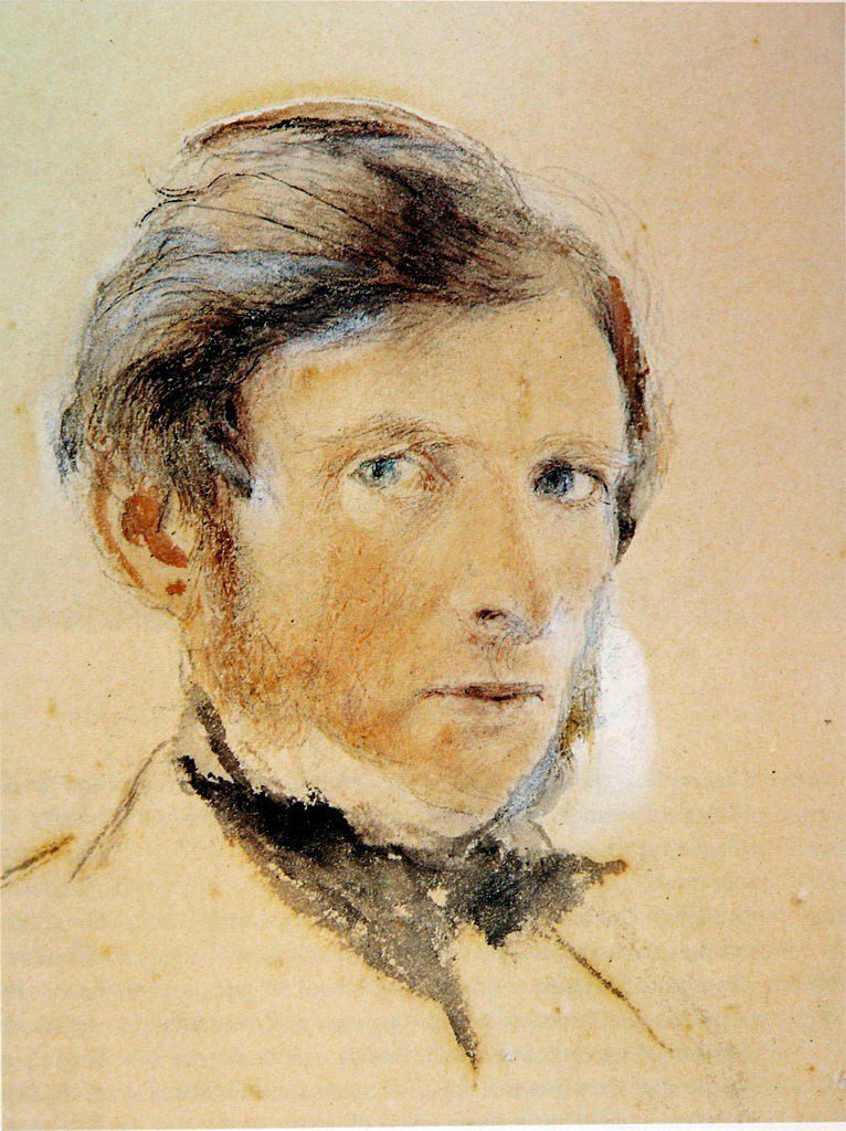 Ruskin self-portrait