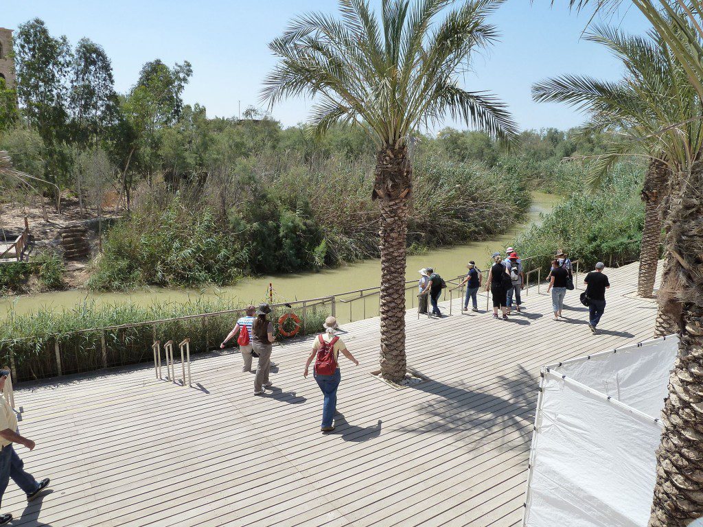 Qasr al-Yahud. On the Israeli side.