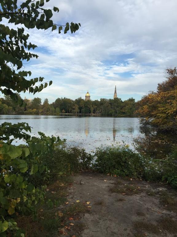 Near the Notre Dame campus