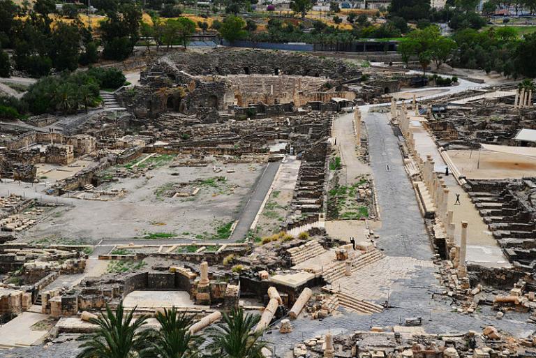 Beit Shean, from the acropolis