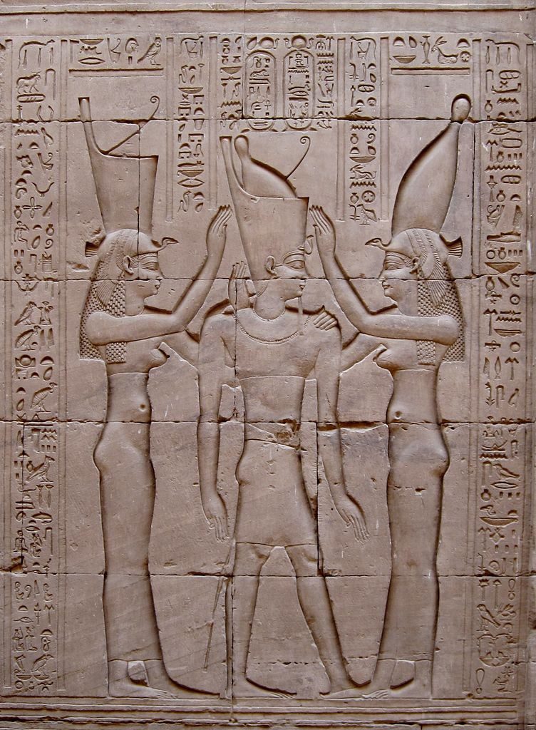 Edfu wall relief