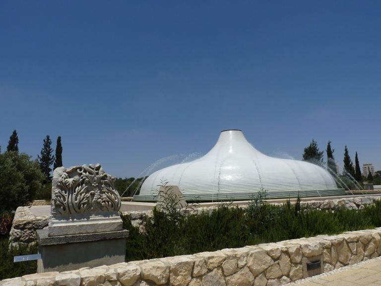 At the Shrine of the Book, in Israel
