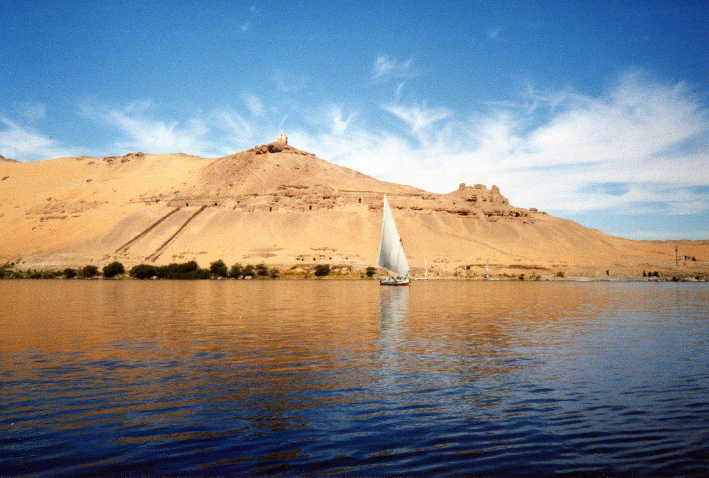 Felucca near Aswan