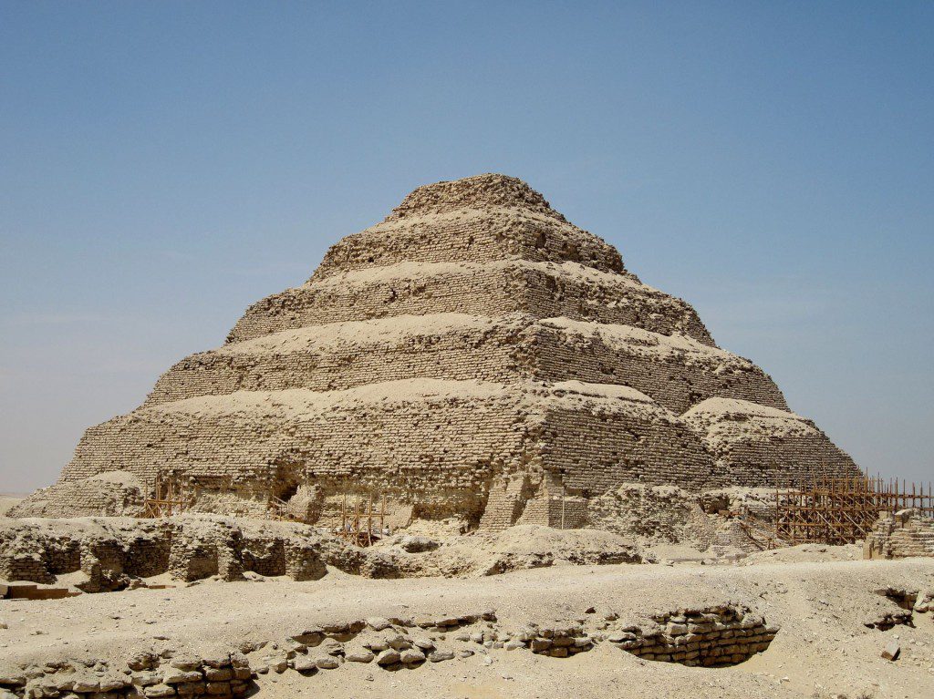 Zoser's early pyramid