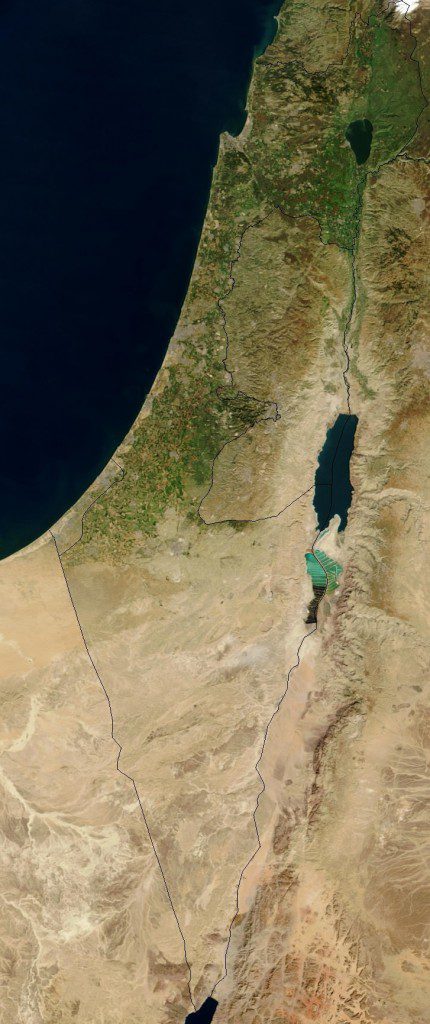 Israel, from space