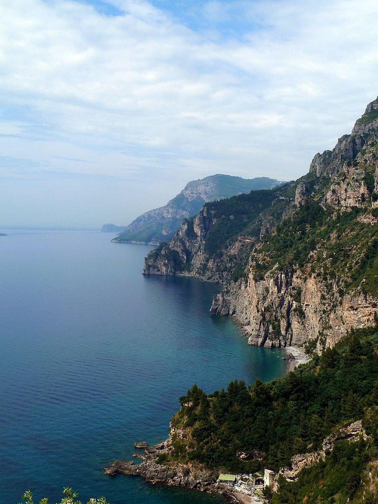 Looking westward from the Amalfi Coast 