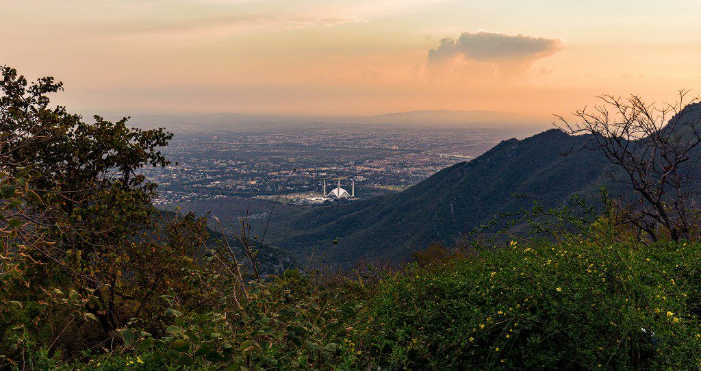 Dusk over Islamabad