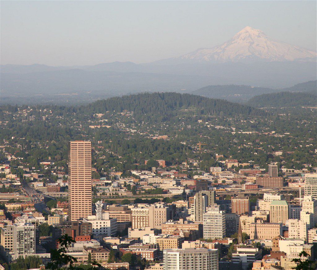 Portland from above