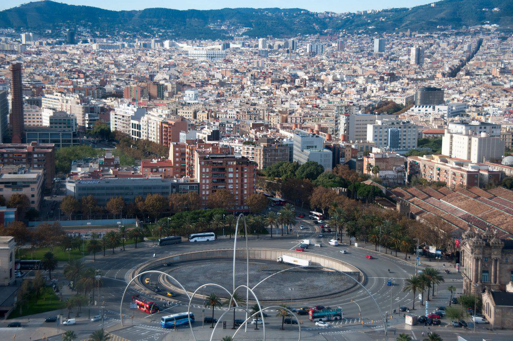 The capital city of Catalonia