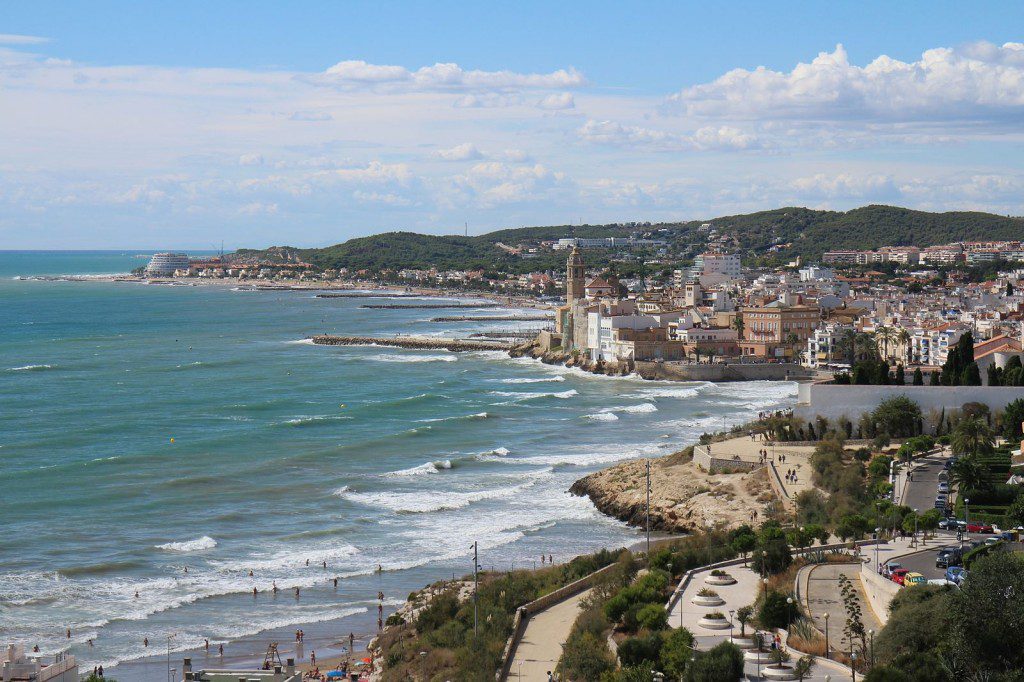 A view of Sitges, en Catalunya