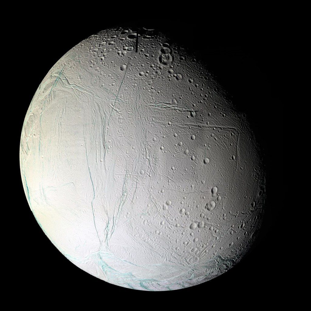 It's a rather chilly day on Enceladus