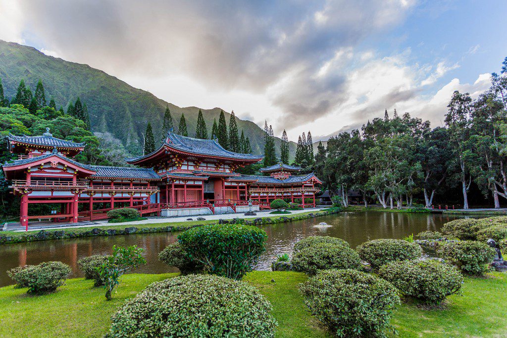 A replica of Japan's Byodoin Temple, this one in Hawaii