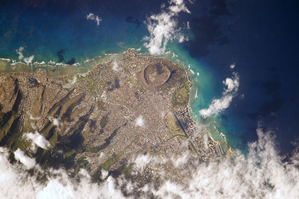 Honolulu from space