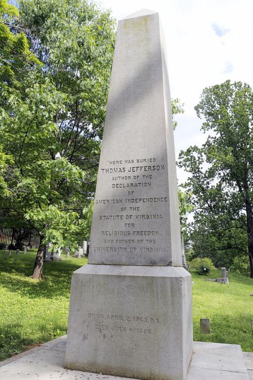 Jefferson's tomb at Monticello