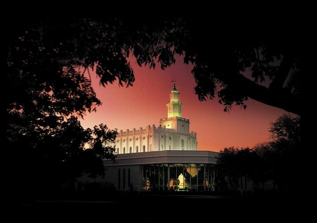 Utah's first temple, dedicated in 1877