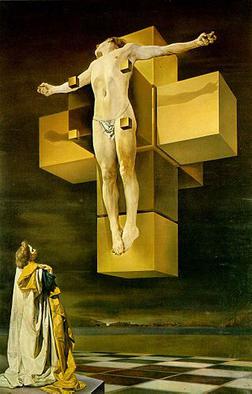 Dali's image of the crucifixion