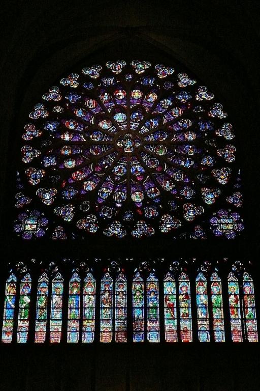 Rose Window south Notre Dame of Paris