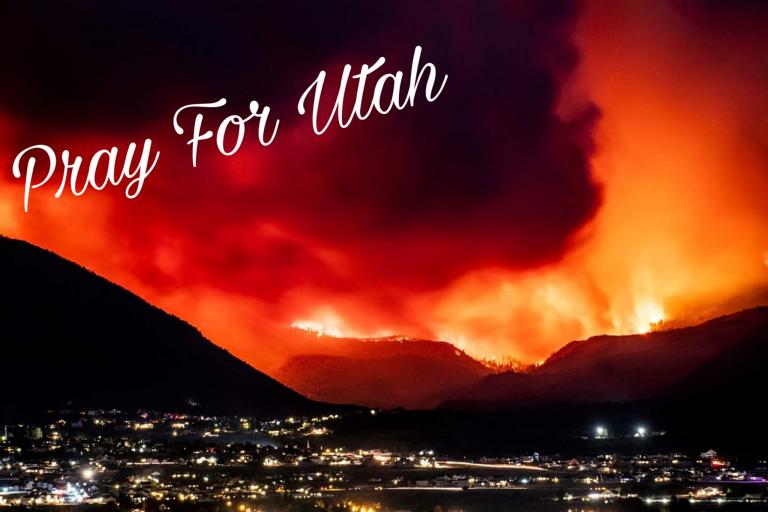 The September 2018 wildfires in Utah and Juab counties.
