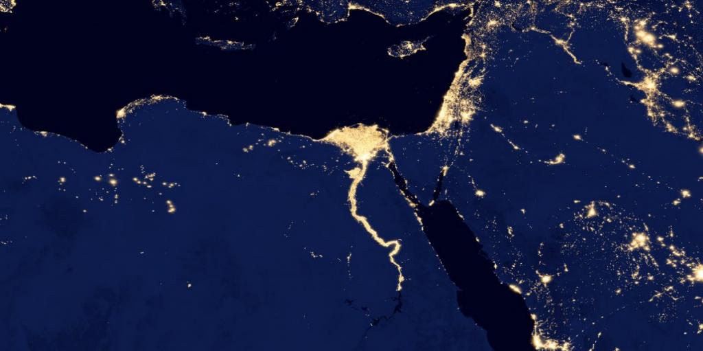 NASA/NOAA, Egypt from space