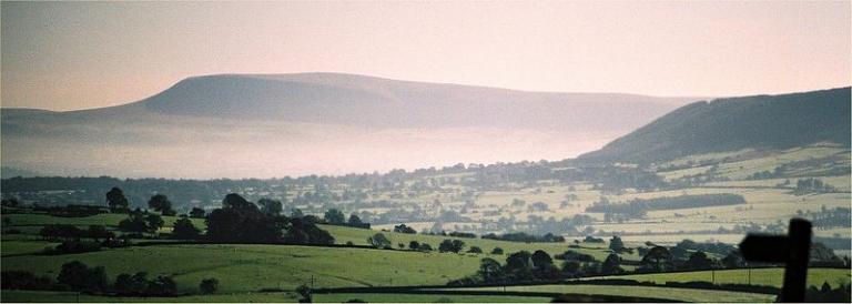Pendle Hill with Ribble Valley