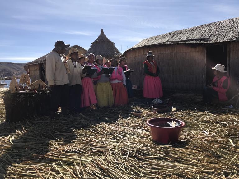 Peruvian LDS singing